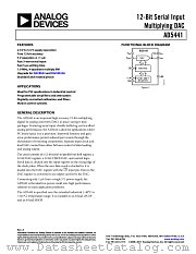 AD5441 datasheet pdf Analog Devices
