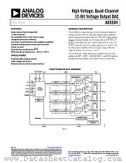 AD5504 datasheet pdf Analog Devices