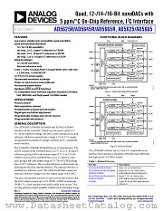 AD5625R datasheet pdf Analog Devices