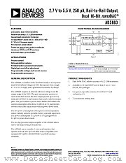 AD5663 datasheet pdf Analog Devices