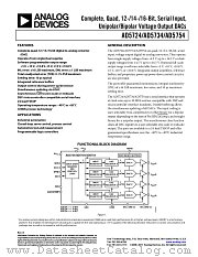 AD5734 datasheet pdf Analog Devices