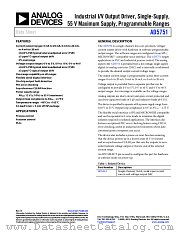AD5751 datasheet pdf Analog Devices