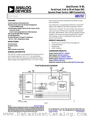 AD5757 datasheet pdf Analog Devices