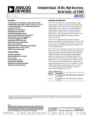 AD5765 datasheet pdf Analog Devices