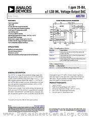 AD5791 datasheet pdf Analog Devices