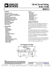 AD5821A datasheet pdf Analog Devices