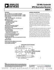 AD6641 datasheet pdf Analog Devices