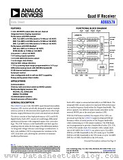 AD6657A datasheet pdf Analog Devices