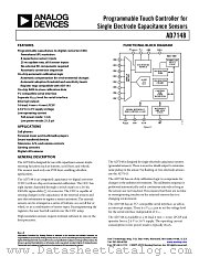 AD7148 datasheet pdf Analog Devices