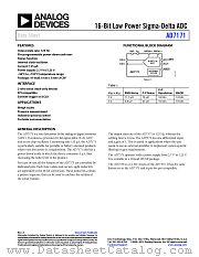 AD7171 datasheet pdf Analog Devices