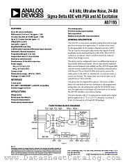 AD7195 datasheet pdf Analog Devices
