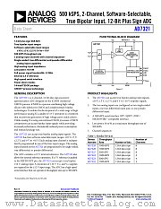 AD7321 datasheet pdf Analog Devices