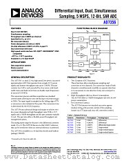 AD7356 datasheet pdf Analog Devices