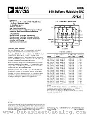 AD7524 datasheet pdf Analog Devices