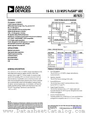AD7623 datasheet pdf Analog Devices