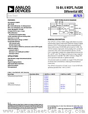 AD7625 datasheet pdf Analog Devices