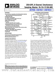 AD7657-1 datasheet pdf Analog Devices
