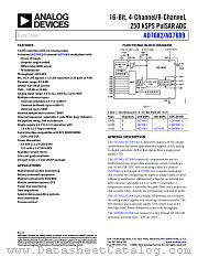 AD7689 datasheet pdf Analog Devices