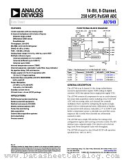AD7949 datasheet pdf Analog Devices