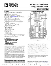 AD8104 datasheet pdf Analog Devices