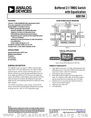 AD8194 datasheet pdf Analog Devices
