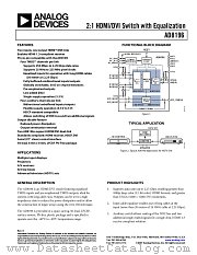 AD8196 datasheet pdf Analog Devices