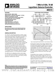 AD8318 datasheet pdf Analog Devices