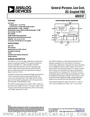 AD8337 datasheet pdf Analog Devices