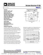 AD8375 datasheet pdf Analog Devices