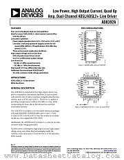 AD8392A datasheet pdf Analog Devices