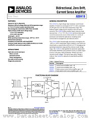 AD8418 datasheet pdf Analog Devices