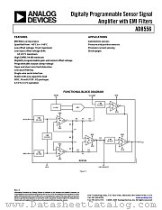 AD8556 datasheet pdf Analog Devices