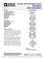 AD8643 datasheet pdf Analog Devices