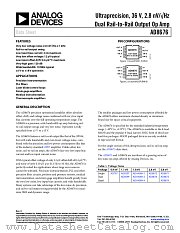 AD8676 datasheet pdf Analog Devices