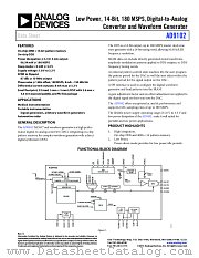AD9102 datasheet pdf Analog Devices