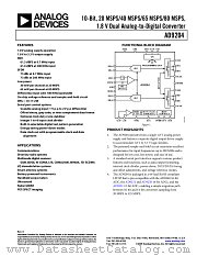 AD9204 datasheet pdf Analog Devices