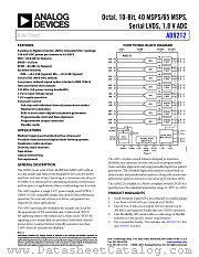 AD9212 datasheet pdf Analog Devices