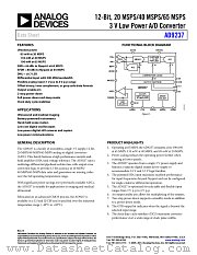 AD9237 datasheet pdf Analog Devices