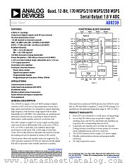 AD9239 datasheet pdf Analog Devices