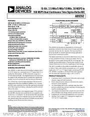AD9262 datasheet pdf Analog Devices