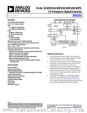 AD9266 datasheet pdf Analog Devices
