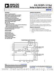 AD9284 datasheet pdf Analog Devices
