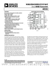 AD9356 datasheet pdf Analog Devices