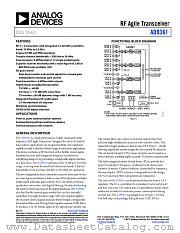 AD9361 datasheet pdf Analog Devices