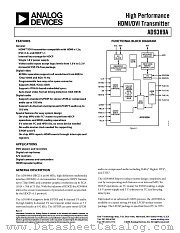 AD9389A datasheet pdf Analog Devices