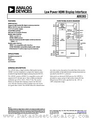 AD9393 datasheet pdf Analog Devices