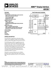 AD9398 datasheet pdf Analog Devices
