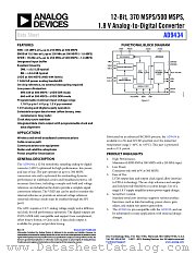 AD9434 datasheet pdf Analog Devices