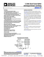 AD9508-EP datasheet pdf Analog Devices
