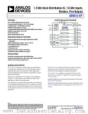 AD9512-EP datasheet pdf Analog Devices